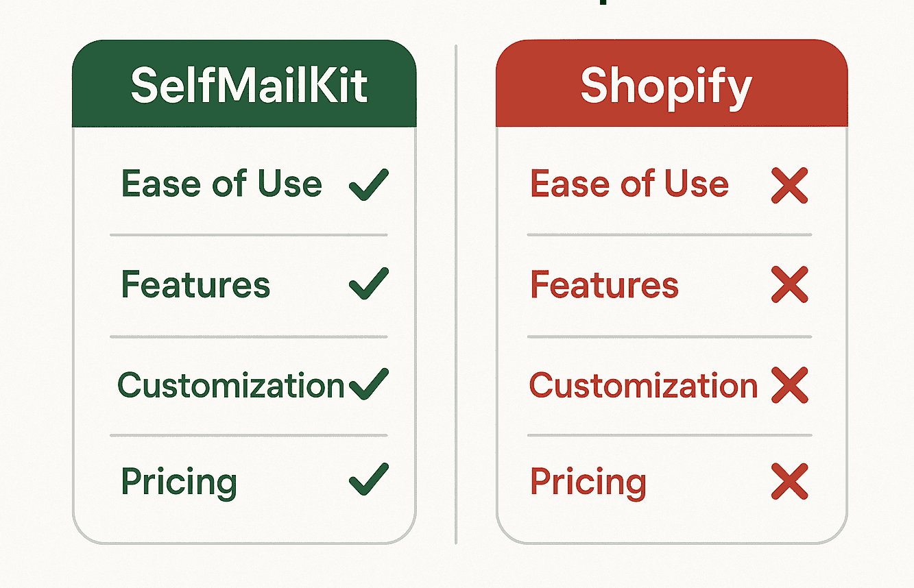 Cover Image for MailDiver vs. Shopify Email comparison (June 2025)