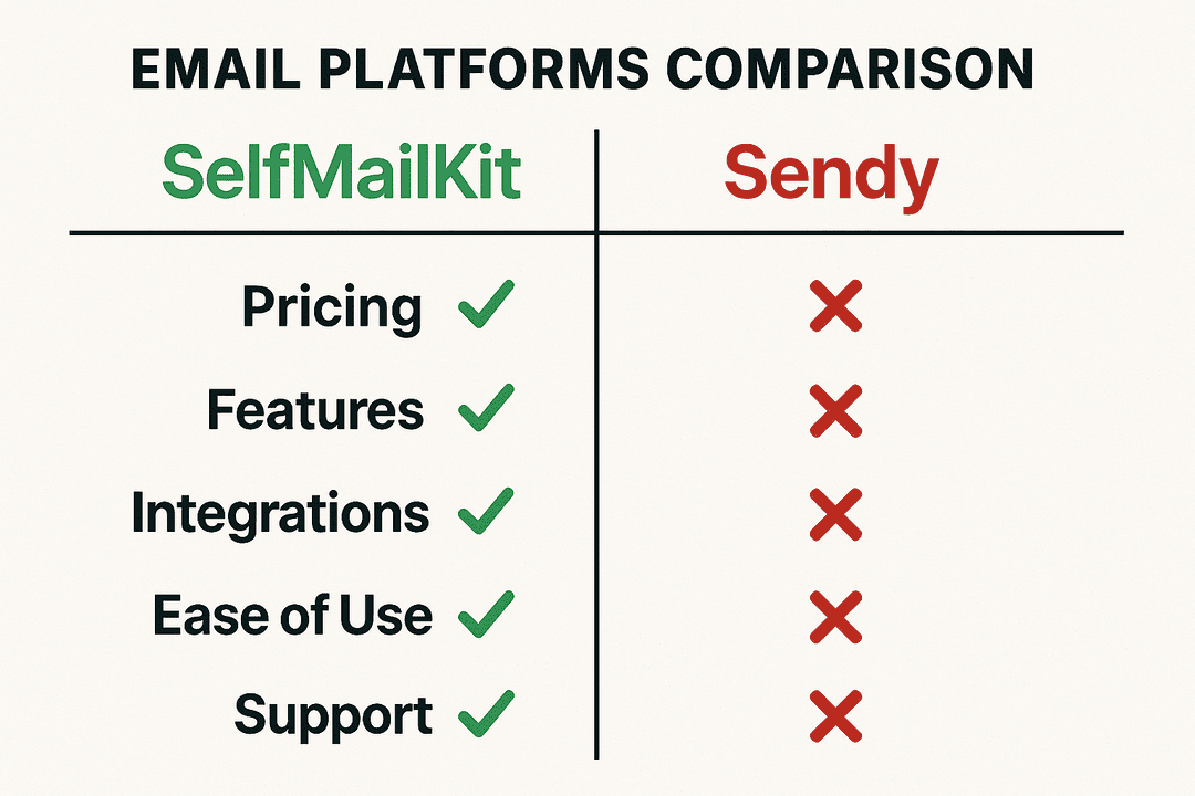 MailDiver vs Sendy
